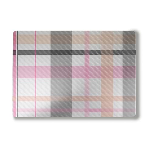 Carbon Fiber Laptop Skin Compatible with Surface Laptop 7 15" (2024) - Plaid -…