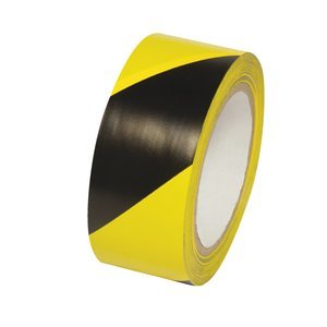 Black And Yellow Hazard Floor Marking Tape 50mm X 33m Amazon Co