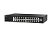 Cisco SG112-24 Unmanaged Switch | 24 Compact Gigabit Ethernet (GbE) Ports | 2 Gigabit Ethernet Combo Mini-GBIC SFP | Limited Lifetime Protection (SG112-24-NA)