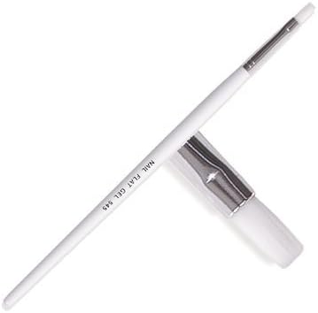 Cuccio Professional Flat Nylon UV Nail Gel Brush - 545 by Cuccio