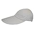 CTM® Long Bill Baseball Cap with Extended 5 Inch Visor color stone one size
