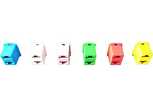 Jcase Fuse Kit Mini Jcase Fuse Assortment LOW-HIGH PROFILE 20A 30A 40A 50A 60A Fit for Ford Chevy/GM Nissan and Toyota Pickup Trucks Cars and SUVs (50 Pack)