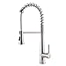 Hotis Stainless Steel Single Lever Handle Pull Down Sprayer Kitchen Faucet, Kitchen Faucets Brushed Nickel Finish