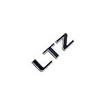 EMBLEM LTZ FOR CHEVROLET CARS CHROME WITH BLACK REPLACEMENT