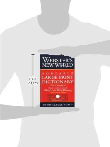 Webster's New World Portable Large Print Dictionary, Second Edition