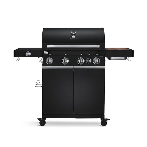 BURNHARD Big FRED Deluxe Gasgrill 4-Brenner, Schwarz-Matt, 2023, Limitiert