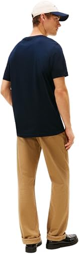 Camiseta de Manga Corta Hombre Archive con Logotipo Grande, Azul (Desert Sky), XS