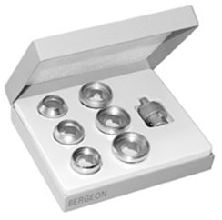 Bergeon Set of Six Chucks with Intermediate Holder