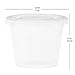 Freshware Portion Cups, 5.5 oz - 100 sets, Clear