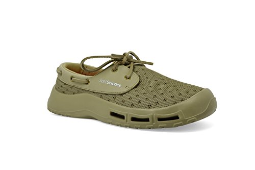 SoftScience The Fin Men's Boating/Fishing Shoes - Khaki, Size 16 - Thumbnail 4