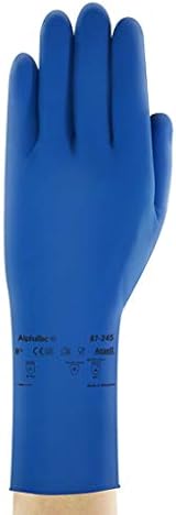 Ansell AlphaTec 87-245 Multipurpose Latex Gloves Long Cuff Chemical Food Safe view 2