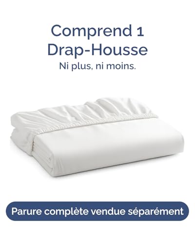Fitted Sheet 160 x 200 cm Extra Deep 40 cm Deep – Soft Brushed Polyester Microfibre – Thick Mattress up to 40 cm (16 Inches) – Oeko-TEX – Shrinkage and Fade Resistant – White