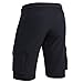 Hiauspor Men's Hiking Cargo Shorts Quick Dry Athletic Shorts with Elastic Waist for Fishing Golf Casual