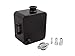 Universal 2.5L Aluminium Alloy Water Coolant Header Overflow Expansion Tank Reservoir (Black)