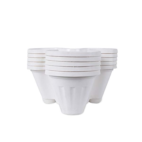 POTS4NATURE Garden Stacking Flower Pot Tower Vertical Plastic Garden Planter Vegetable Flower Strawberry Planter Pot… - Image 6