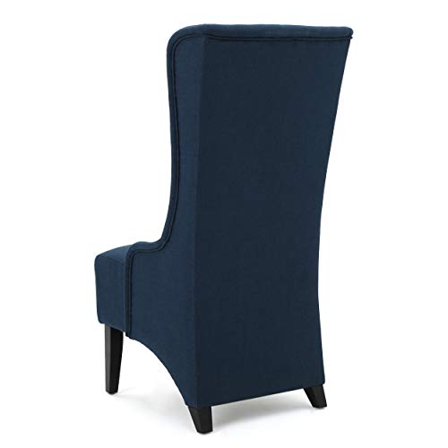 Silla de comedor de tela christopher knight home callie, azul