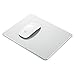 Satechi Aluminum Mouse Pad with Non-Slip Rubber Base - Compatible with Computers, Laptops and Desktops (Silver)