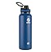 Takeya Originals 40 oz Vacuum Insulated Stainless Steel Water Bottle with Spout Lid, Navy