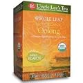 Whole Leaf 100% Organic Oolong Tea, 18 Bags (Pack of 4)