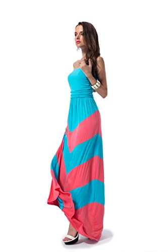 Charm Your Prince Women's Chevron Maxi Dress – Lavender Purple Sleeveless Casual Dress