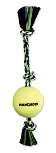 Flossy Chews Tug with BIG 6-Inch Tennis Ball, X-Large, 36-Inch