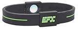 EFX Silicone Sport Bracelet, 8-Inch, Black/Green