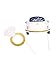 Wedding Party Photo Booth Props Kit, Toshine DIY Photo Booth for Wedding Bridal Shower Party Favor Supplies Pose Sign Dress Up Fun Accessories (12 Pcs)