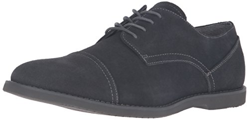 Calvin Klein Men's Finlay Suede Oxford, Dark Grey, 9.5 M US