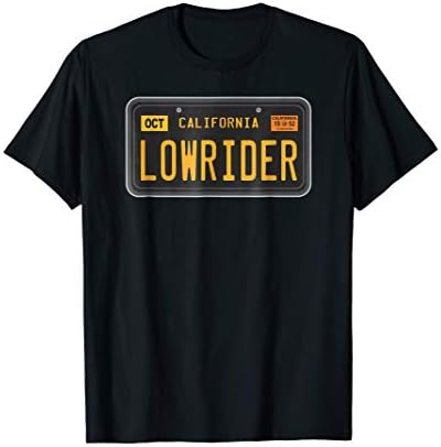 Lowrider - California Black Plates - Lowrider Shirt