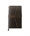 UNIQUE HM&LN Genuine Leather Journal Notebook Refillable Planner Handmade Vintage Diary Traveler's Notebook Strap Brown
