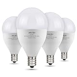 LED E12 Light Bulb 40 Watt Equivalent - Albrillo Candelabra LED Bulbs 350 Lumen, Chandelier Light Bulbs Warm White 2700K, 4 Pack