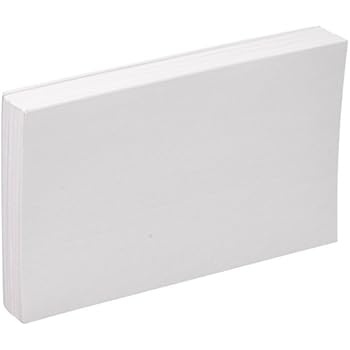Oxford Blank Index Cards, 5