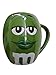 MM's Big Face Ceramic Mugs (Green) m&m m & m