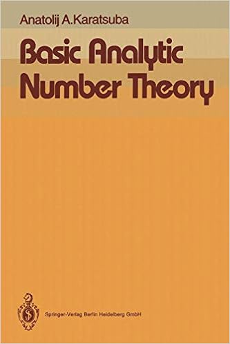 Basic Analytic Number Theory Anatolij A Karatsuba Mb - 