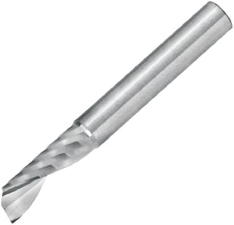 Micro 100 SFAM-020020R Single Flute Router for Aluminum with Radius, Metric Dimensions, 2 mm Cutter Diameter, 6 mm Shank Diameter, 6 mm Flute Length, 57 mm Overall Length, 0.2 mm Radius, Solid Carbide Tool