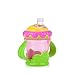 Nuby Two-Handle No-Spill Flower Child Cup with Super Spout, 7 Ounce