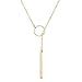 choice of all Lariat Necklace for Women Rose Gold Necklaces for Women Slip Chain Necklace Dainty Long Necklace Y-Shaped Pendant Necklace Trendy Chain Gold Jewelry For Women