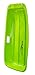 Lucky Bums Kids Plastic Snow Sled, 35-inch Toboggan, Bright Green