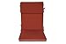 BOSSIMA Indoor Outdoor High Back Chair Cushions Replacement Patio Chair Seat Cushions Set of 2 Brick Red