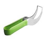 Wilker Top Rated Premium Stainless Steel Watermelon Slicer Tongs, Corer, Cutter, Knife and Server by Expert Chef
