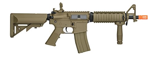 UKARMS Lancer Tactical MK18 MOD 0 AEG FIELD Metal Gears Airsoft Gun Rifle w 9.6v Battery & Charger (Tan Low Velocity)