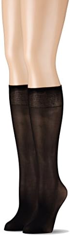 EMEM ApparelWomen's Plus Size Queen Ultra Soft Microfiber Knee High Stockings 2-Pack
