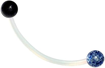 5/5 Glitter Sports or Pregnancy Flexible Belly Ring