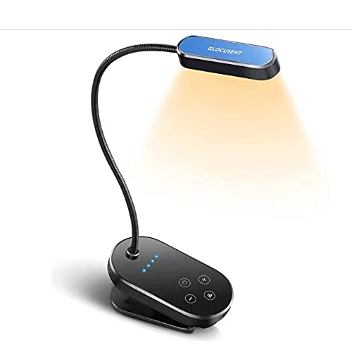 Glocusent 16 LED Mini Book Light for Reading in Bed, Clip On Reading