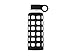 purifyou 40oz / 32oz / 22oz / 12oz Borosilicate Glass Water Bottle with Time & Volume Markers, Silicone Sleeve, Stainless Steel Lid | Reusable Glass Bottle for Water & Juice (12oz JetBlack)