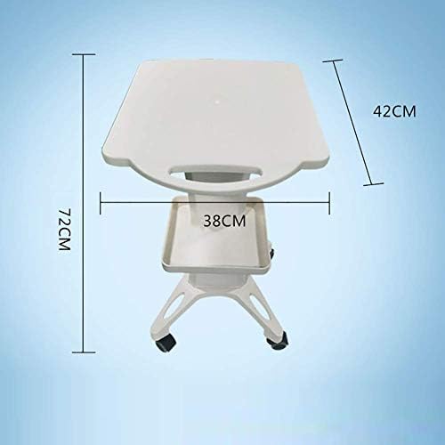 HTL Hospital Trolley, Medical Supplies Rack-Medical Cart Tool Beauty Salon Tool Cart, Beauty Instrument Rolling Utility Cart, 45Kg Load, Small Bubble Trolley with Universal Wheel, 38 * 45 * 72 cm