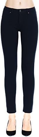 Megan apparel Women's Black Color Super Comfy Stretch Denim Skinny Jeans,Black,3