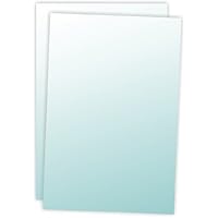 Metropolitan Display Clear Overlay Lens for Bulletin Holder Poster Sign Stand, 22" x 28" Inch, Pair