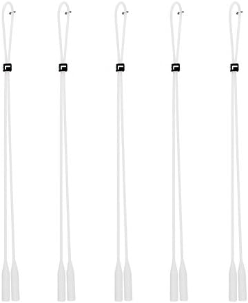 Eyewear Retainer, GARDOM Silicone Sunglasses Holder Safety Sports Eyeglasses Strap Glasses Neck Cord String for Running Riding Cycling Fishing, Pack of 5