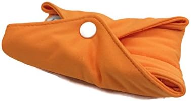 6 Maxi Bamboo Mama Cloths/ Menstrual Pads /Panty Liner (Maxi, Orange)